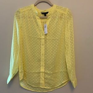 Yellow Banana Republic Top! Size XS